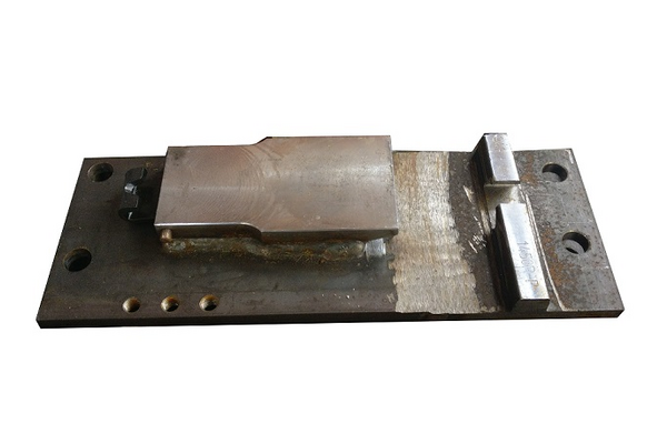 Rippenplatte mit Gleitstuhl RPG 59 C mit SST 02 C  vollständig